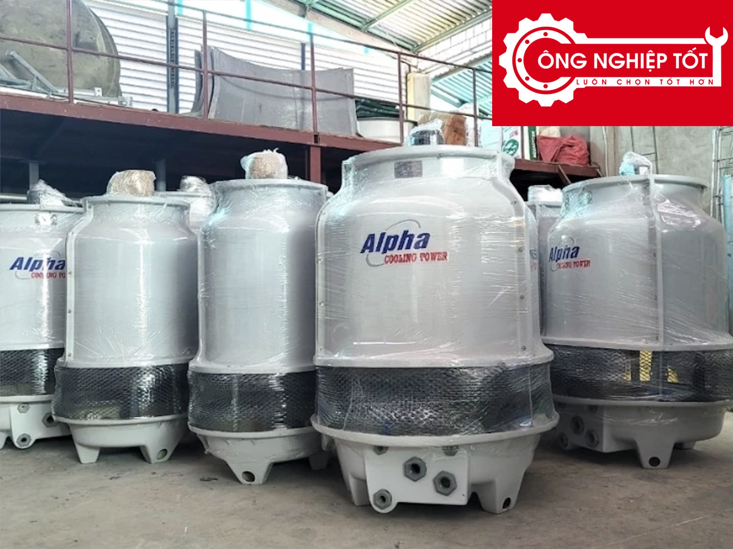 Hình ảnh thực tế tháp giải nhiệt Alpha 5RT